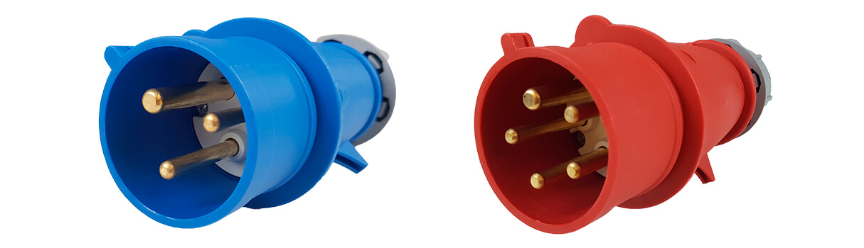 Conector/tomada industrial 3 pinos e 5 pinos Conector/tomada industrial 3 pinos e 5 pinos